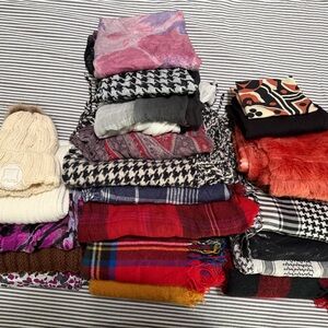 Colorful Scarf and Beanie Collection